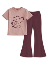 Girls Heart & Butterfly Trouser Set