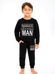 Mama's Little Man Cozy Wear Tracksuit For Boys