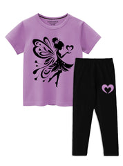 Butterfly Print 2 Piece Girls Set