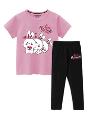 Best Friends Forever T-Shirt & Trouser For Girls