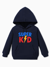 Boys Super Kid Fleece Hoodie - Cozy and Playful
