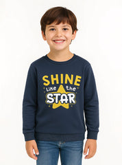 Shine Like The Star High Quality Fleece Sweatshirts For Child
