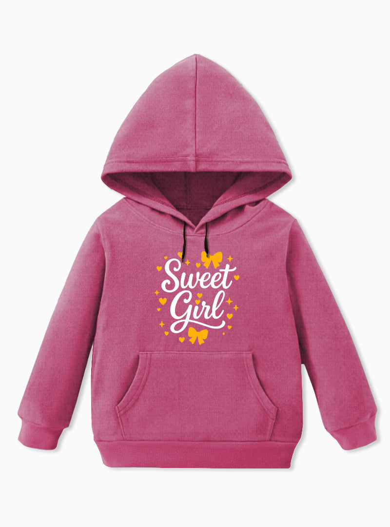 Girls Soft Fleece Hoodie – Printed Hoodie design