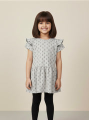 Penguin Print Girls Frock