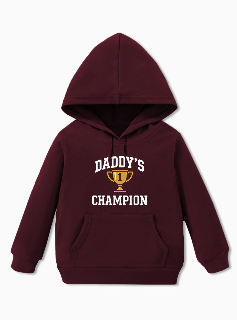 Pullover fleece hoodie for boys