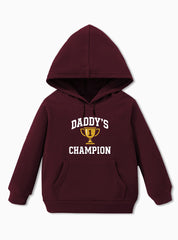 Pullover fleece hoodie for boys