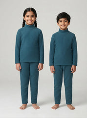Arctic Teal Kids Thermal Set
