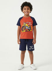 Boys Enjoy The Best Ride Co Ord Set