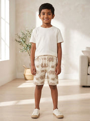 Boys Elephant Blossom Shorts