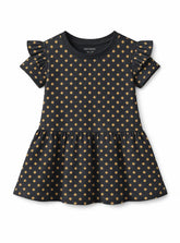 Golden Dot Frill Dress
