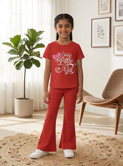 Girls Daddy's Little Girl Flare Set