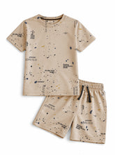 Boys Adventure Print T Shirt Shorts Set