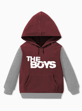 The Boys Winter Hoodie With Grey Contrast Sleeves