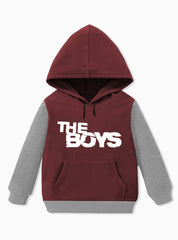 The Boys Winter Hoodie With Grey Contrast Sleeves