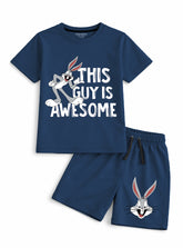 Boys Awesome Bunny Short Set