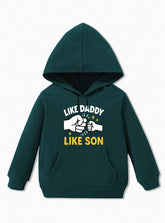 Like Daddy Like Son Fleece Hoodie For Boys