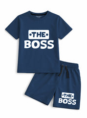 Boys The Boss Short Set