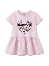 Girls Daddyβs Girl Heart Print Frock