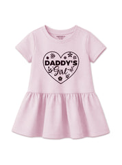 Girls Daddy’s Girl Heart Print Frock