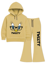 Tweety Glow Girls Hoodie Set