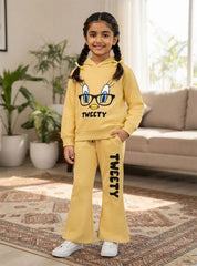 Tweety Glow Girls Hoodie Set