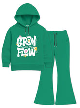 Grow & Bloom Girls Hoodie Set