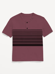 Henley round neck t shirt for kids