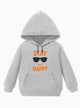 Stay Happy with Sunglasses Smile Winter Hoodie For Boys