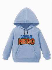 Little Hero Pullover Hoodie For Boys