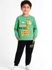winter fleece tracksuit for boys