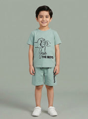 Boys Yeah The Boys 2 Piece Shorts Set