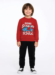 stylish fleece tracksuit for boys
