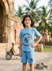 Boys Sunset Rider Shorts Set