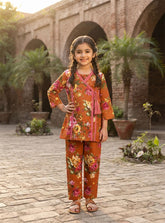 Girls Blossom Charm Kurti Set