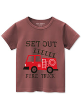 Boys Fire Truck Graphic Tee