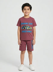 Boys Speed Kings Graphic Short Set