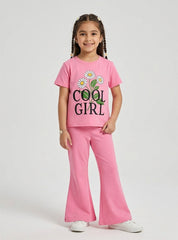 Girls Cool Girl Flare Set