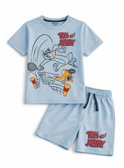 Boys Tom Jerry Fun Short Set