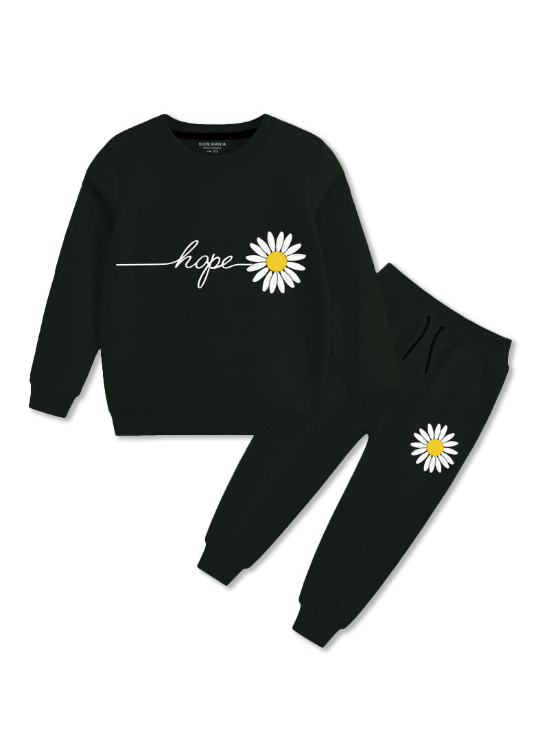 Soft fleece tracksuit kids