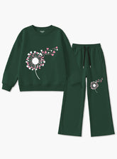 Green Petal Dream Girls Set