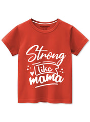 Girls Strong Like Mama Graphic Tee
