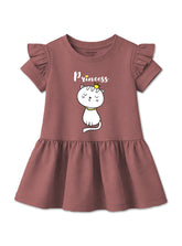 Girls Princess Kitty Frill Frock