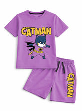 Boys Catman Shorts Set