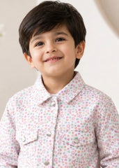 Kids' Floral Print Lightweight Jacket
