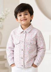 Kids' Floral Print Lightweight Jacket