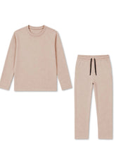 Cloud Beige Rib Thermal Set