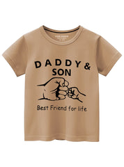 Boys T-Shirt Daddy & Son Best Friend For Life