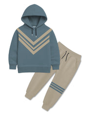 Metro Stripe Hoodie Set