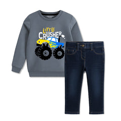 Big Wheels Little Crusher Pant set