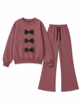 Dusty Rose Bow Co-Ord Set